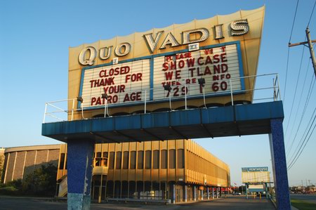 Quo Vadis Theatre - Marquee (newer photo)